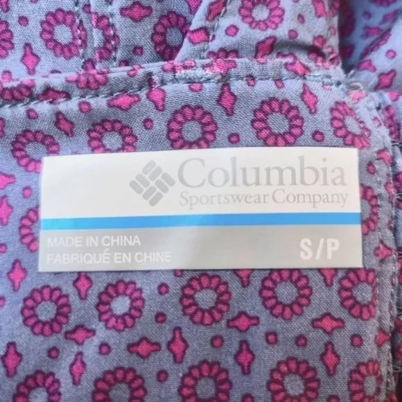 Columbia PFG Athleisure Fishing Sport Dress, Purple Ultra Lightweight Size Small - Picture 7 of 10